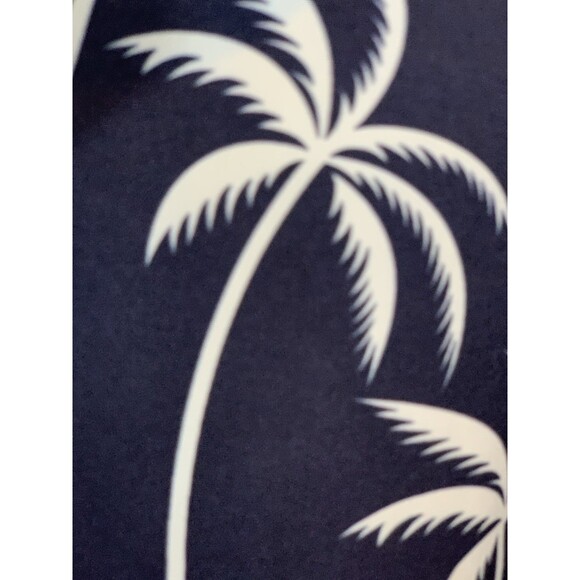 Sunsations Mens Shirt Hawaiian Print Navy Blue/White Florals XL Resort Vacations - Picture 4 of 7